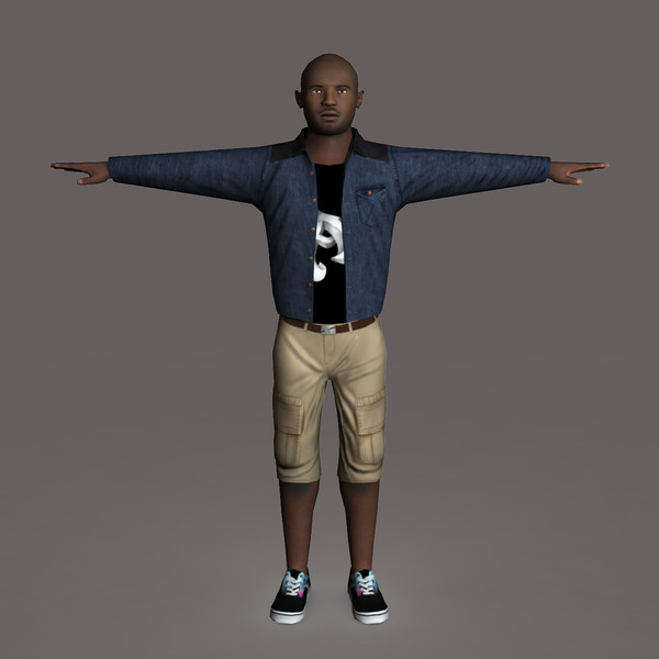 maya casual male 02 - Casual Male 02 by ignisfatuus